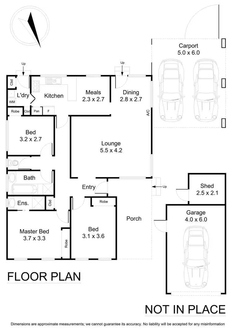 Floorplan of Homely house listing, 6 Whitehaven Street, Wantirna VIC 3152