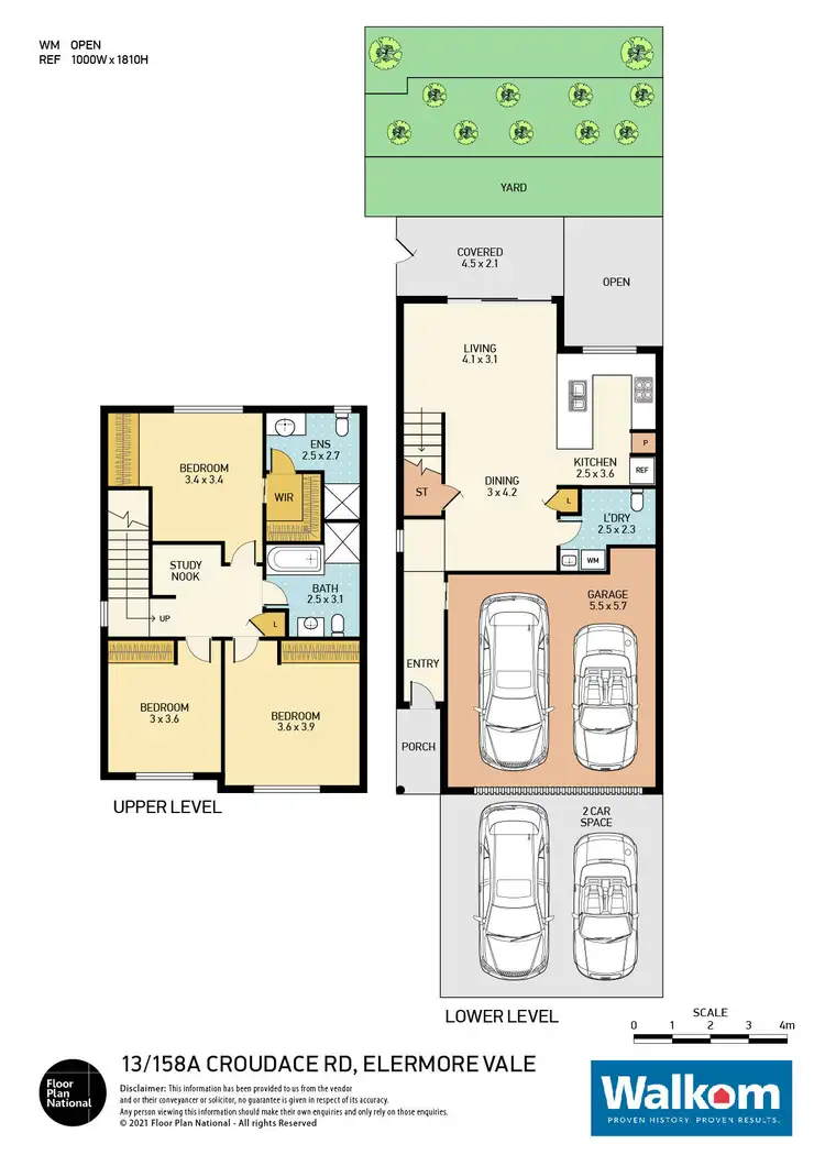 Floorplan of Homely townhouse listing, 13/158A Croudace Road, Elermore Vale NSW 2287