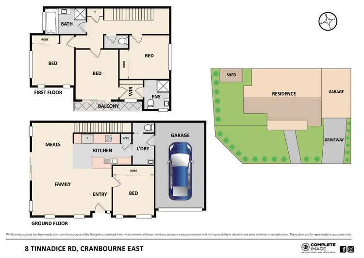 Floorplan of Homely house listing, 8 Tinnadice Road, Cranbourne East VIC 3977