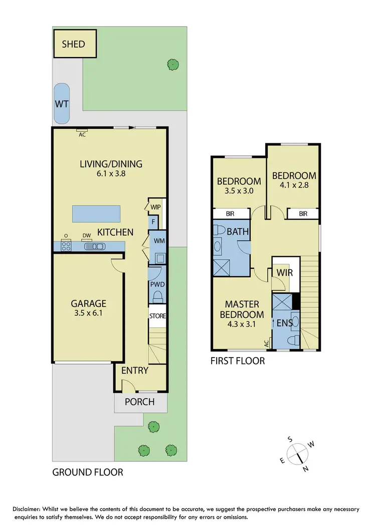 Floorplan of Homely townhouse listing, 12/108 Church Road, Keysborough VIC 3173