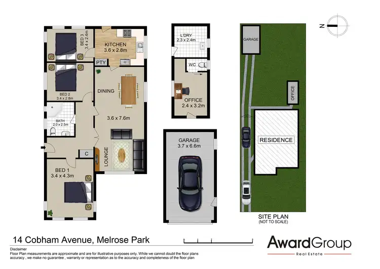 Floorplan of Homely house listing, 14 Cobham Avenue, Melrose Park NSW 2114