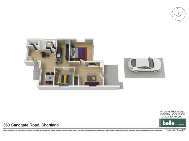 Floorplan of Homely house listing, 363 Sandgate Road, Shortland NSW 2307