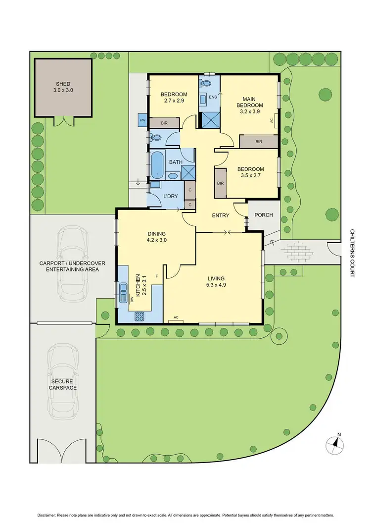 Floorplan of Homely house listing, 3 Leavesdon Avenue, Kealba VIC 3021
