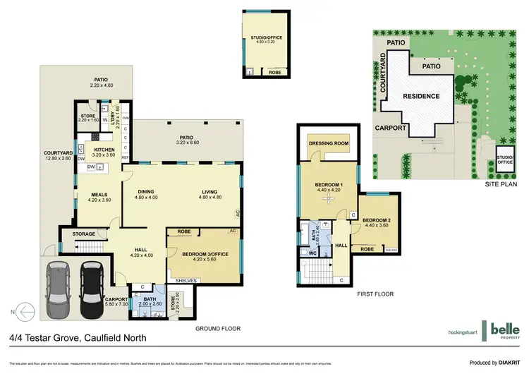 Floorplan of Homely townhouse listing, 4/4 Testar Grove, Caulfield North VIC 3161