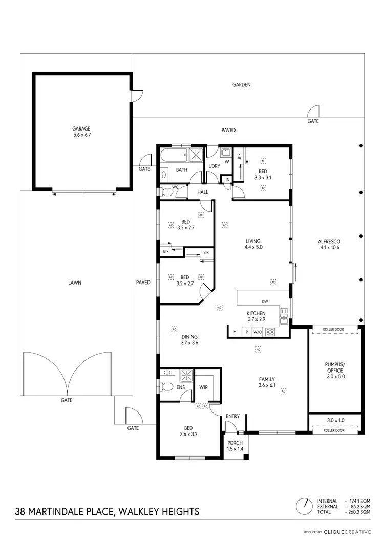 Floorplan of Homely house listing, 38 Martindale Place, Walkley Heights SA 5098