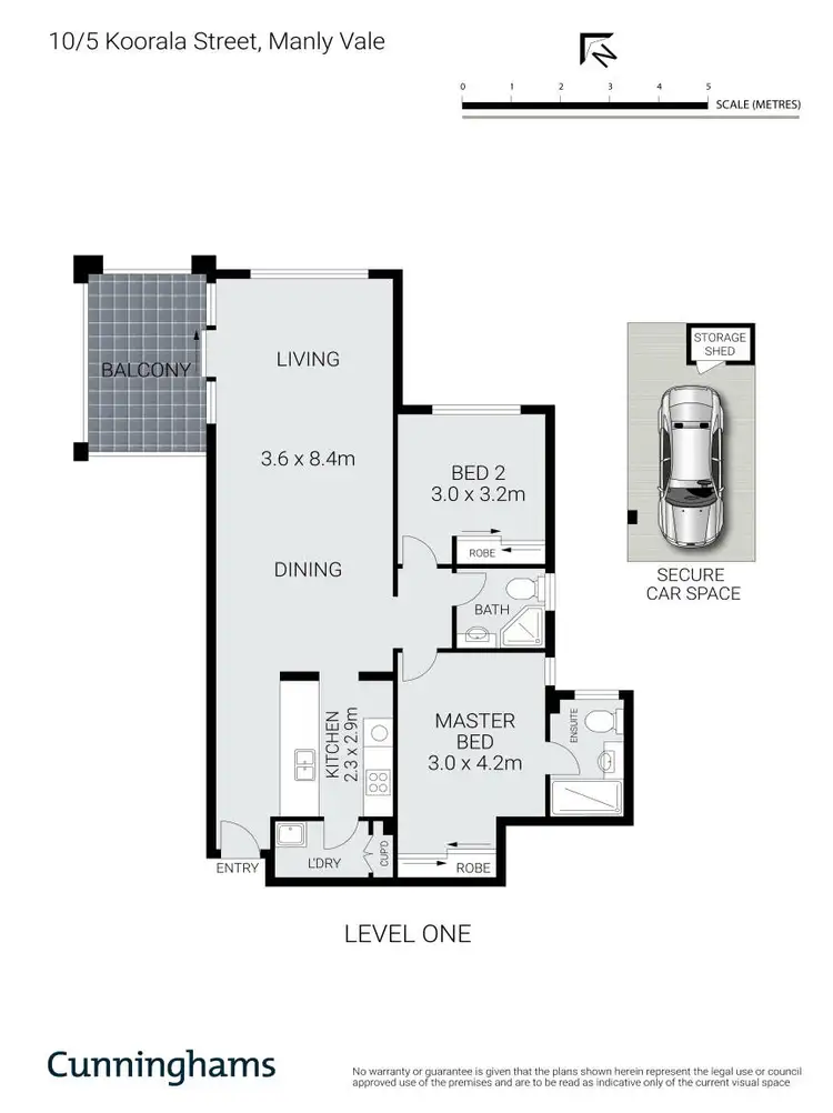 Floorplan of Homely apartment listing, 10/5 Koorala Street, Manly Vale NSW 2093