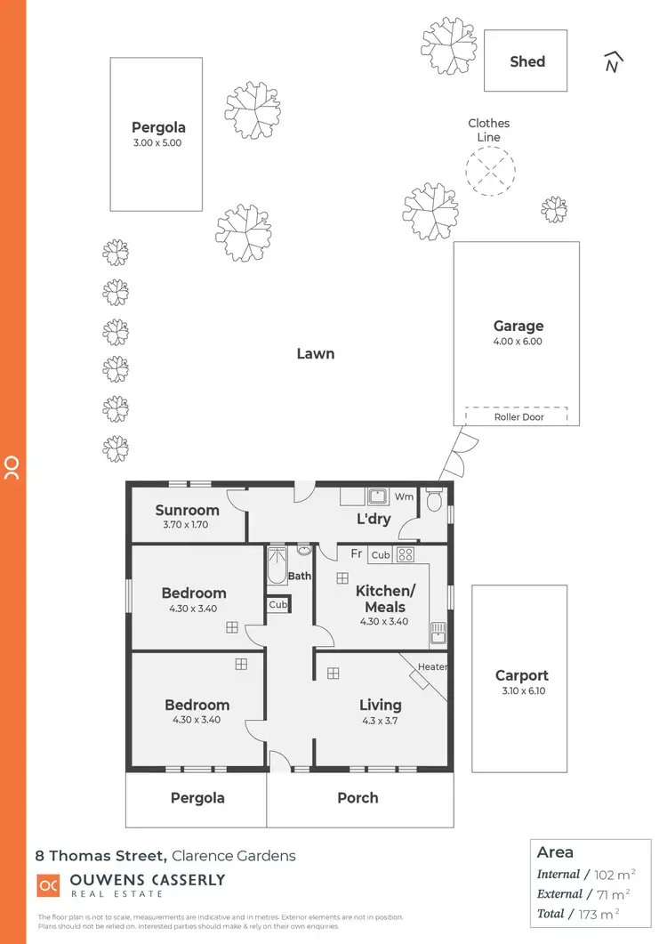 Floorplan of Homely house listing, 8 Thomas Street, Clarence Gardens SA 5039