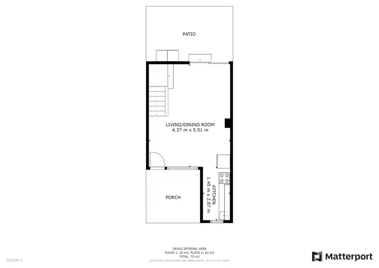 Floorplan of Homely townhouse listing, 6/11 Crathern Close, Edge Hill QLD 4870