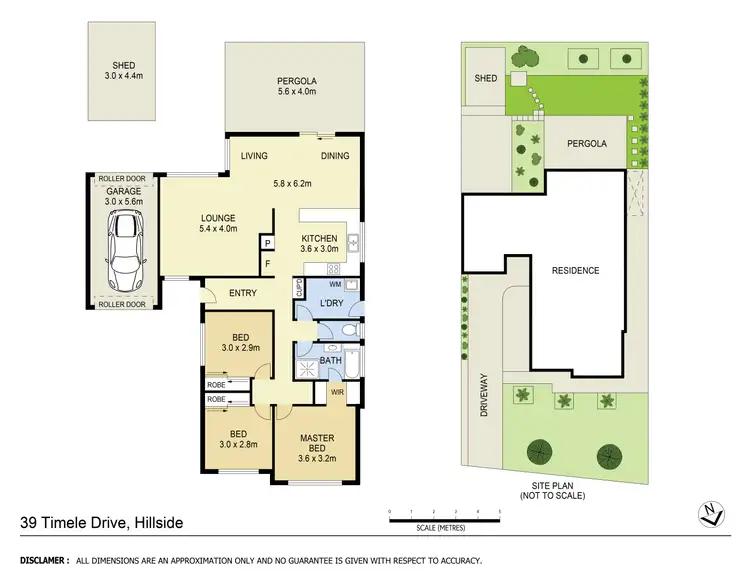 Floorplan of Homely house listing, 39 Timele Drive, Hillside VIC 3037