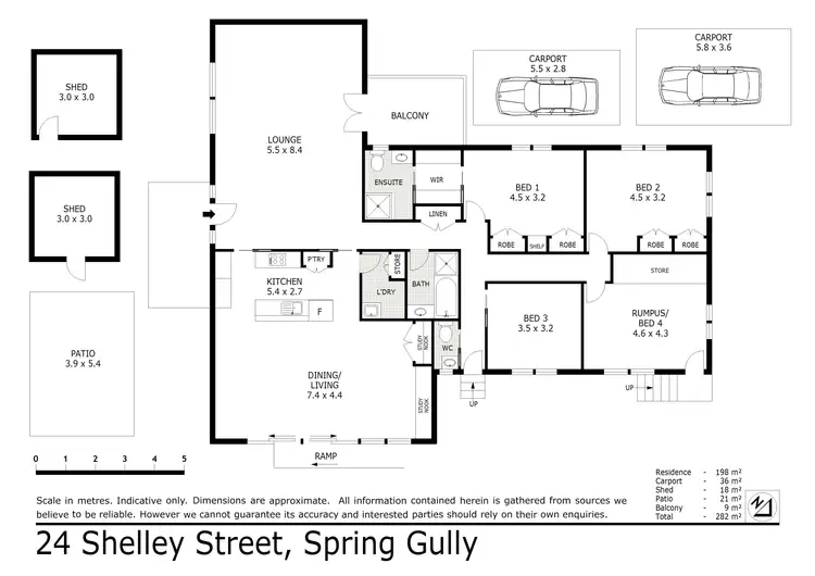 Floorplan of Homely house listing, 24 Shelley Street, Spring Gully VIC 3550