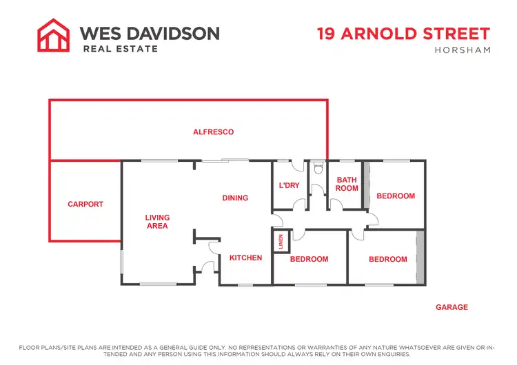 Floorplan of Homely house listing, 19 Arnold Street, Horsham VIC 3400