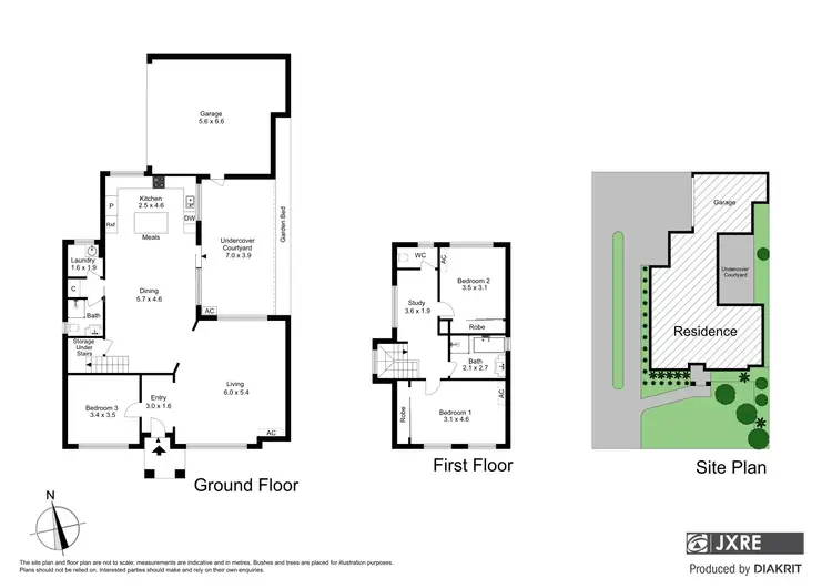 Floorplan of Homely townhouse listing, 1/1251 North Road, Oakleigh VIC 3166