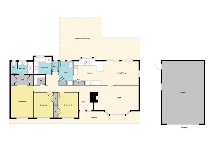 Floorplan of Homely house listing, 56 Dehnerts Road Daisy Hill Via, Maryborough VIC 3465
