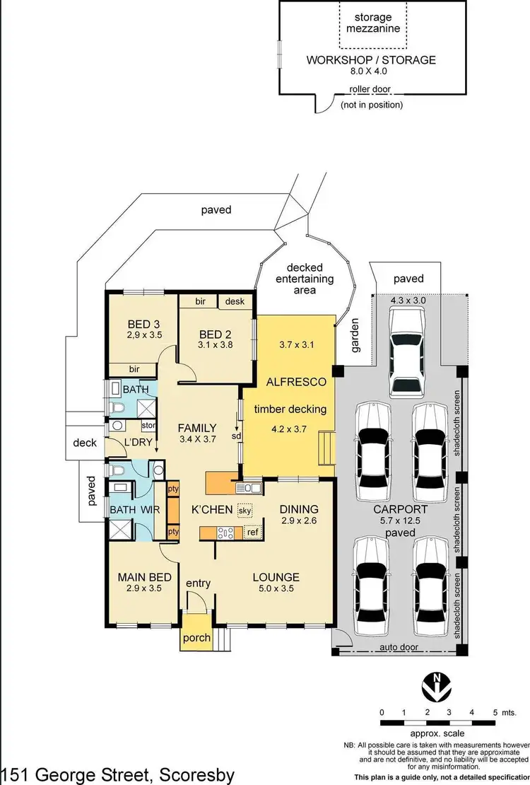 Floorplan of Homely house listing, 151 George Street, Scoresby VIC 3179