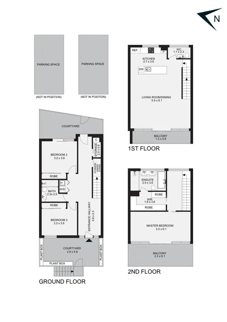 Floorplan of Homely house listing, 72 Geographe Street, Docklands VIC 3008