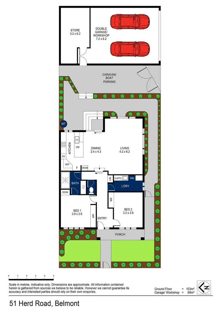 Floorplan of Homely house listing, 51 Herd Road, Belmont VIC 3216