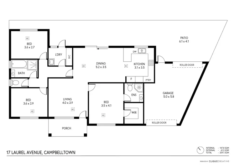 Floorplan of Homely house listing, 17 Laurel Avenue, Campbelltown SA 5074