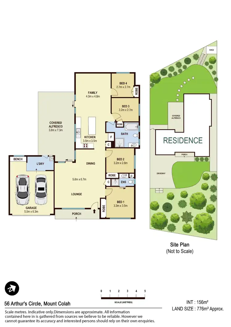 Floorplan of Homely house listing, 56 Arthurs Circle, Mount Colah NSW 2079
