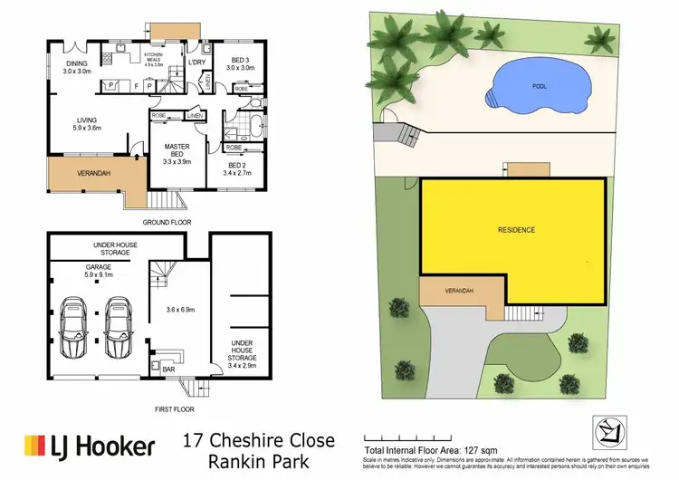 Floorplan of Homely house listing, 17 Cheshire Close, Rankin Park NSW 2287