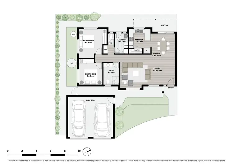 Floorplan of Homely villa listing, 3/8 Sandpiper Court, Sandstone Point QLD 4511