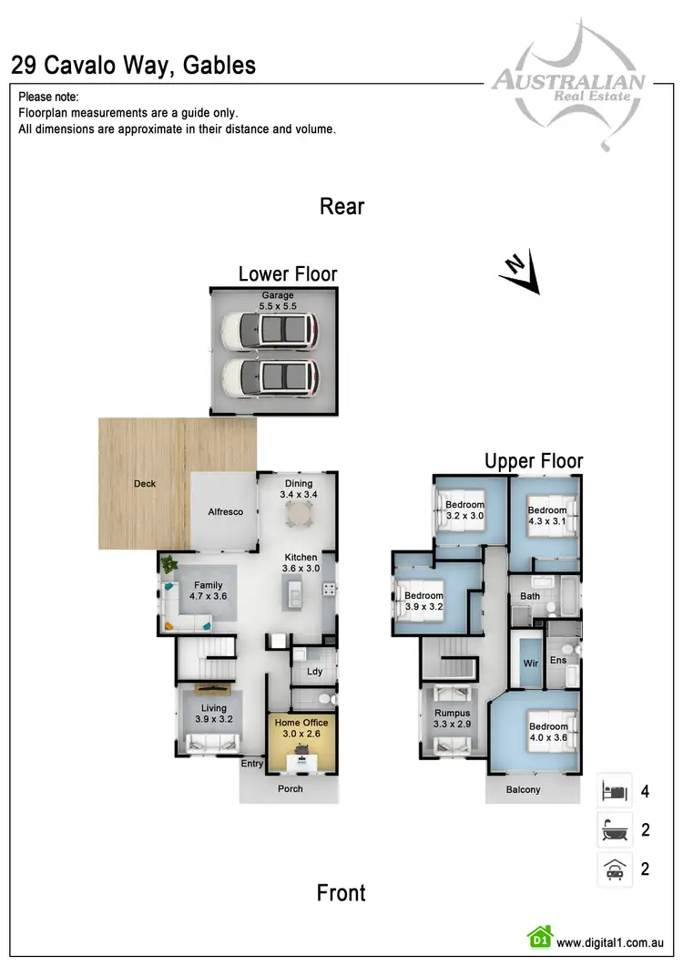 Floorplan of Homely house listing, 29 Cavalo Way, Box Hill NSW 2765