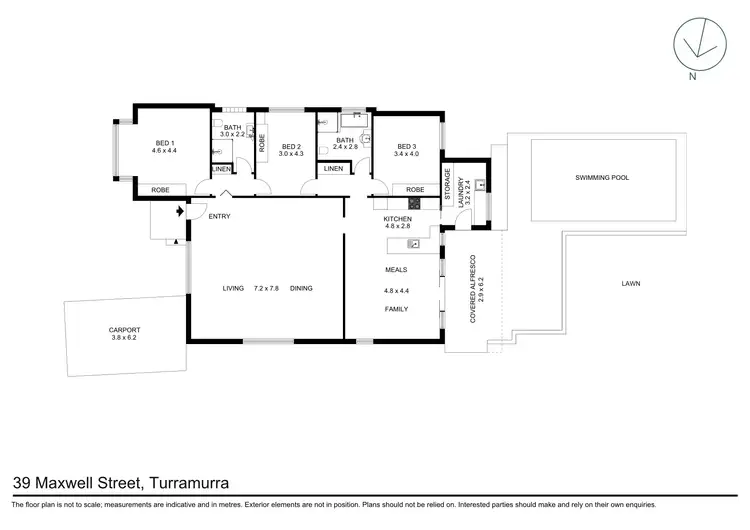 Floorplan of Homely house listing, 39 Maxwell Street, Turramurra NSW 2074