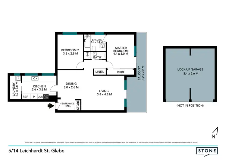 Floorplan of Homely apartment listing, 5/14 Leichhardt Street, Glebe NSW 2037