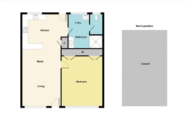 Floorplan of Homely unit listing, 3/207 Doveton Street South, Ballarat Central VIC 3350