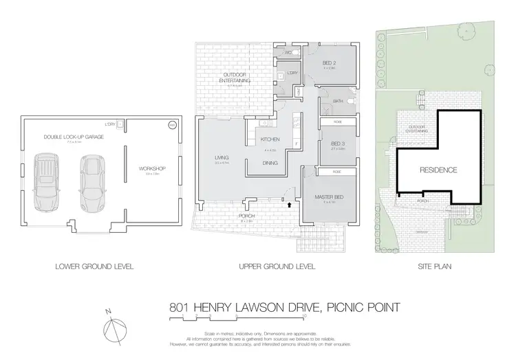 Floorplan of Homely house listing, 801 Henry Lawson Drive, Picnic Point NSW 2213