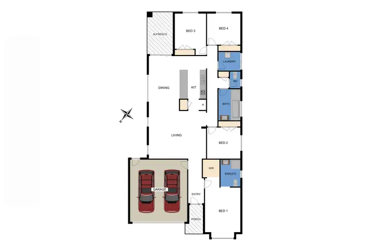 Floorplan of Homely house listing, 40 Eltham Parade, Manor Lakes VIC 3024