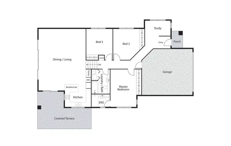 Floorplan of Homely house listing, 2 Taroona Place, Lyons ACT 2606