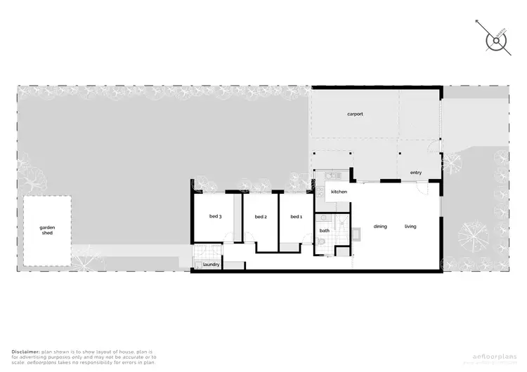 Floorplan of Homely house listing, 46 Nimbin Street, Narrabundah ACT 2604