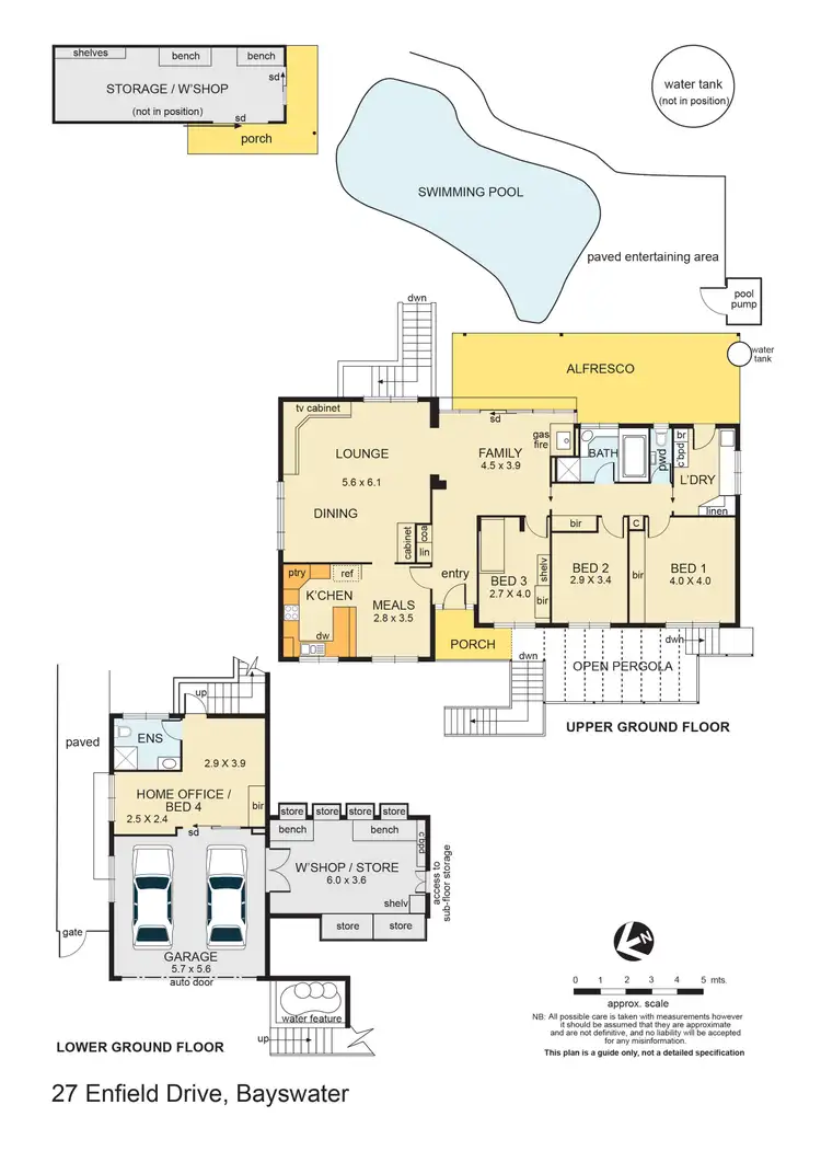 Floorplan of Homely house listing, 27 Enfield Drive, Bayswater VIC 3153