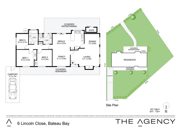 Floorplan of Homely house listing, 6 Lincoln Close, Bateau Bay NSW 2261