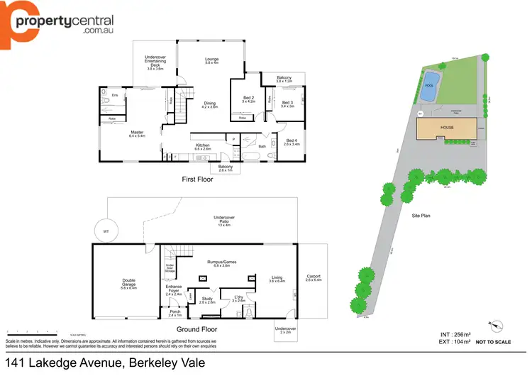 Floorplan of Homely house listing, 141 Lakedge Avenue, Berkeley Vale NSW 2261