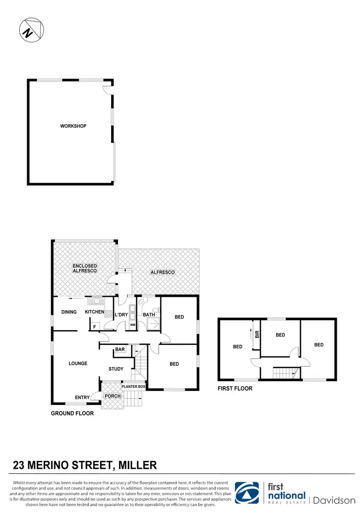 Floorplan of Homely house listing, 23 Merino Street, Miller NSW 2168