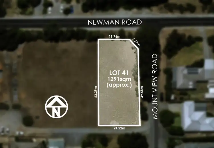 Floorplan of Homely land listing, Lot 41 Newman Road, Charleston SA 5244
