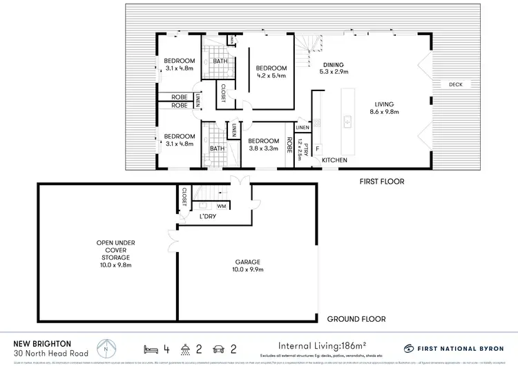 Floorplan of Homely house listing, 30 North Head Road, New Brighton NSW 2483
