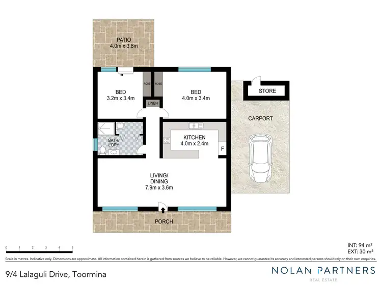 Floorplan of Homely unit listing, 9/4 Lalaguli Drive, Toormina NSW 2452