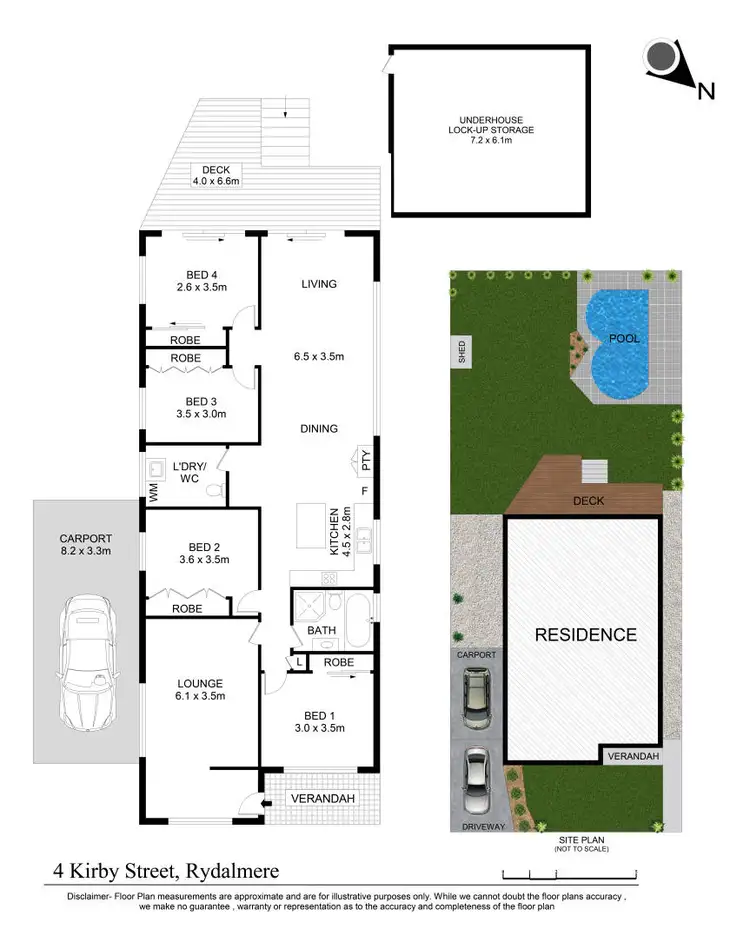 Floorplan of Homely house listing, 4 Kirby Street, Rydalmere NSW 2116
