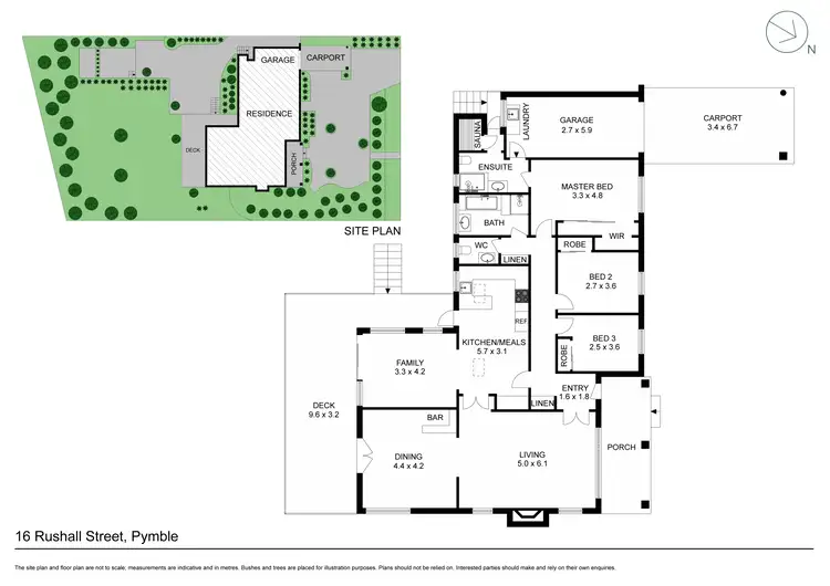 Floorplan of Homely house listing, 16 Rushall Street, Pymble NSW 2073