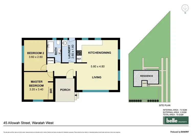 Floorplan of Homely house listing, 45 Allowah Street, Waratah West NSW 2298