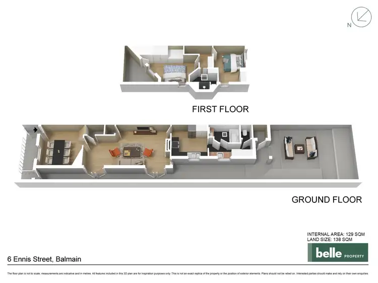 Floorplan of Homely house listing, 6 Ennis Street, Balmain NSW 2041