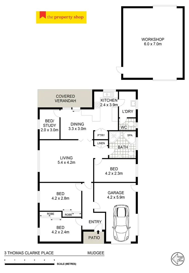 Floorplan of Homely house listing, 3 Thomas Clarke Place, Mudgee NSW 2850