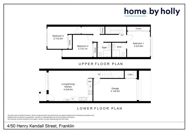 Floorplan of Homely terrace listing, 4/50 Henry Kendall Street, Franklin ACT 2913