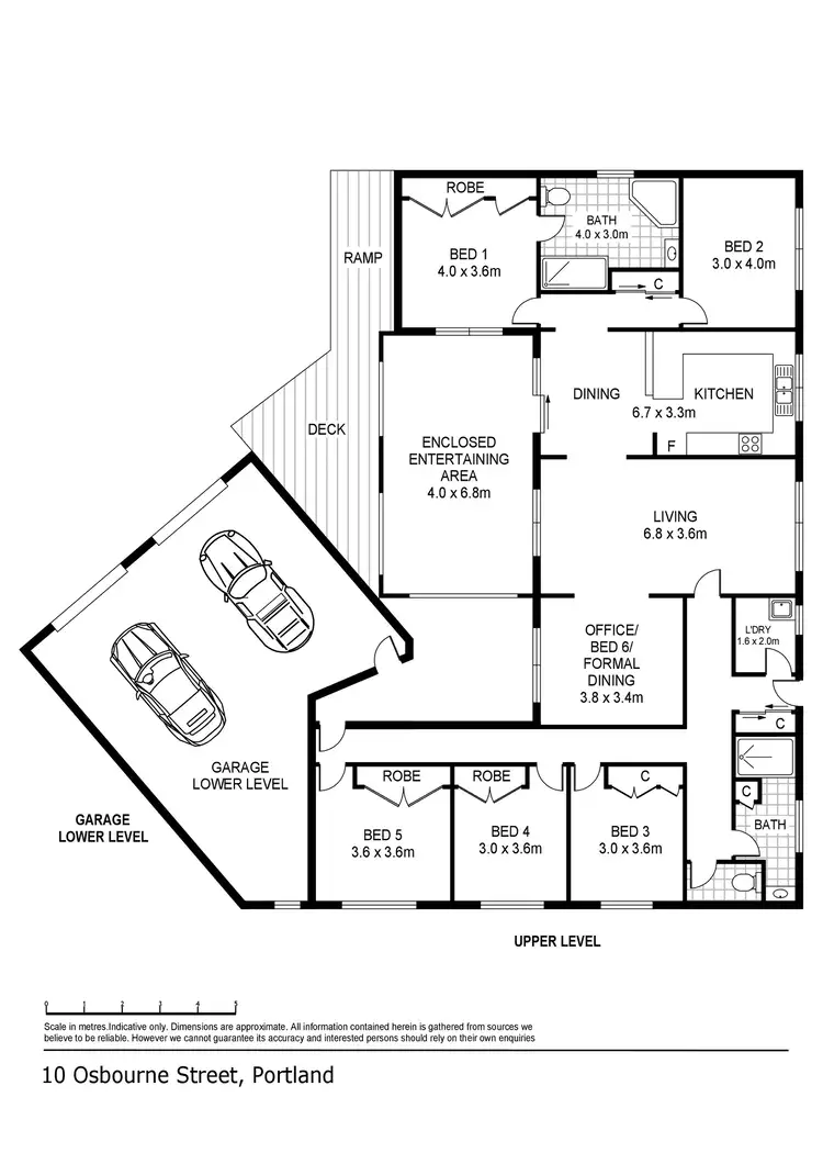 Floorplan of Homely house listing, 10 Osbourne Street, Portland VIC 3305