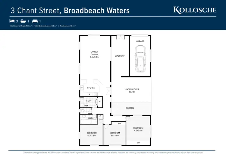 Floorplan of Homely house listing, 3 & 5 Chant Street, Broadbeach Waters QLD 4218