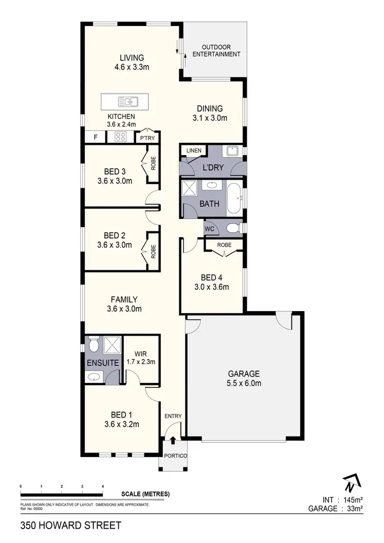 Floorplan of Homely house listing, 350 Howard Street, Eaglehawk VIC 3556