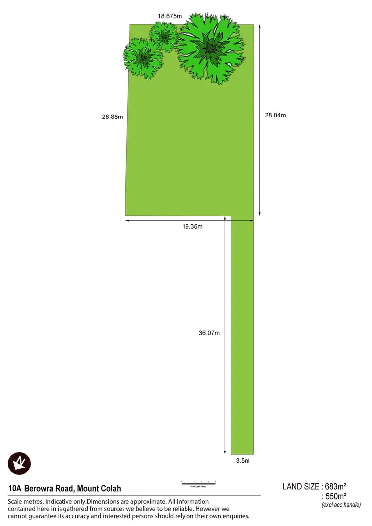 Floorplan of Homely land listing, 10A Berowra Road, Mount Colah NSW 2079