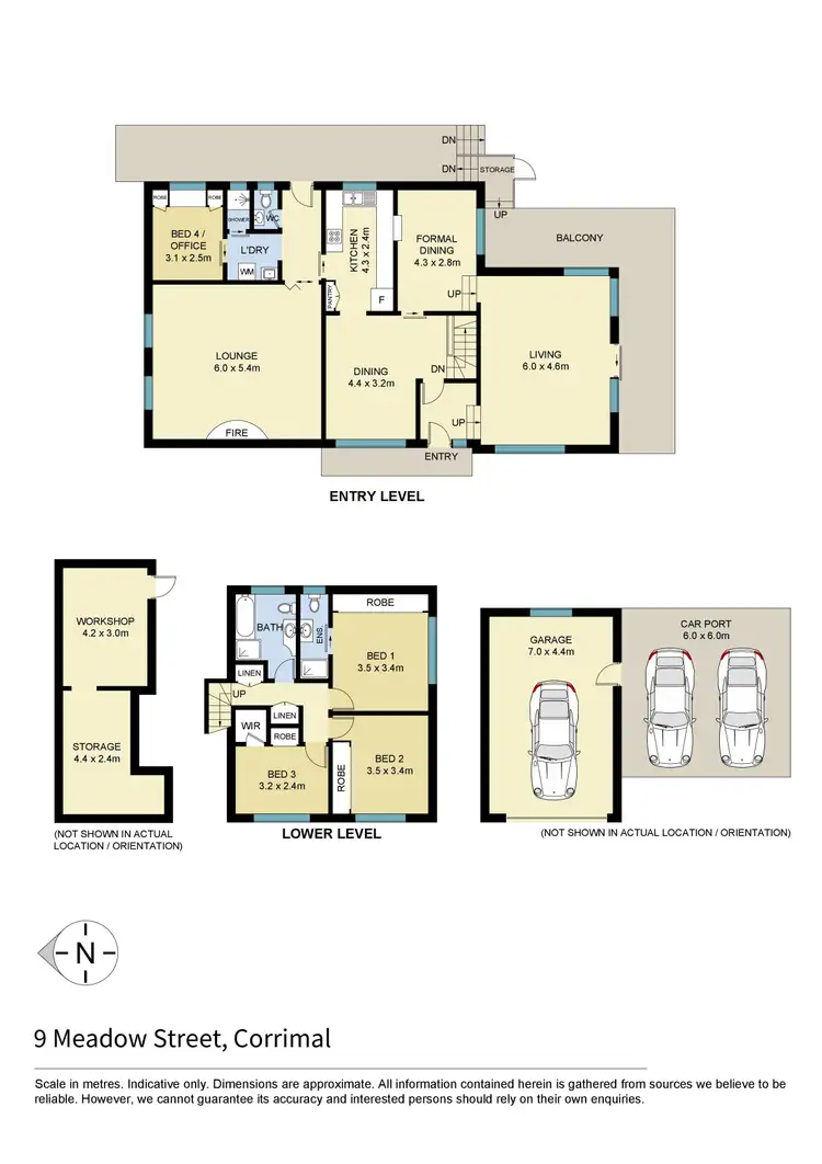 Floorplan of Homely house listing, 9 Meadow Street, Corrimal NSW 2518